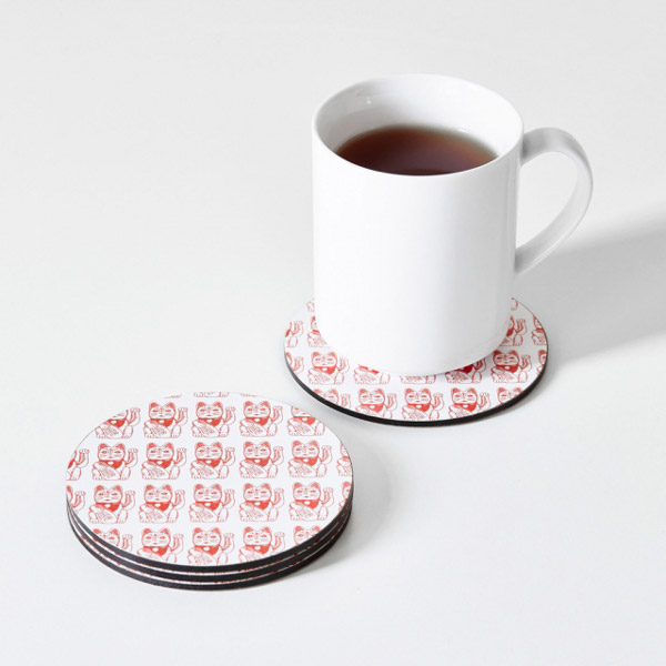 Lucky Cat Coasters